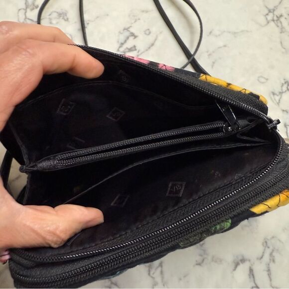 Vera Bradley mini Vivian crossbody RFID Colorful Floral Women's Bag - Picture 7 of 10